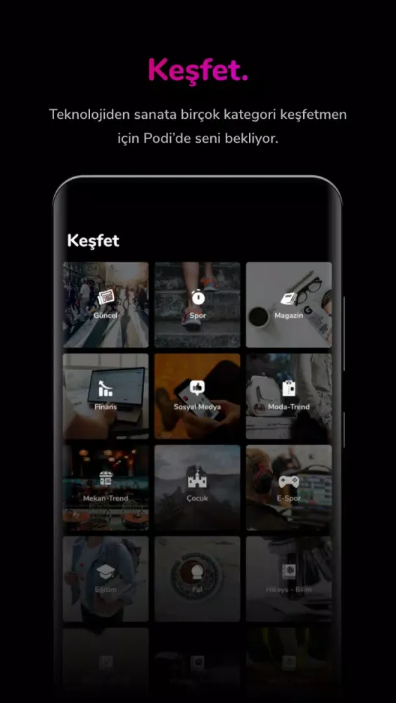 Screenshot di Podi