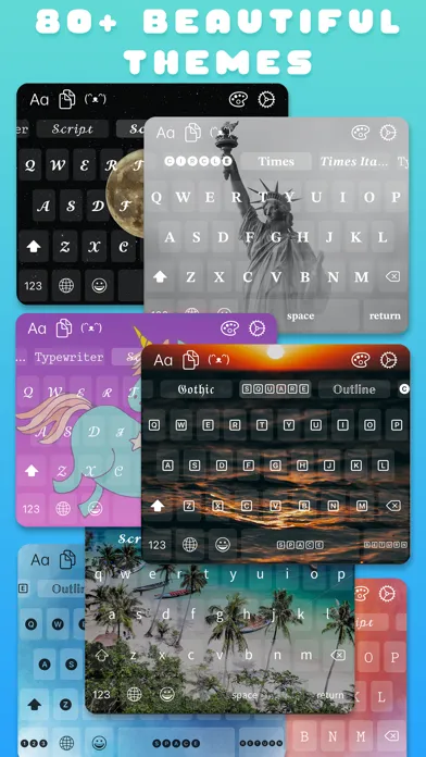 Tangkapan layar Fonts Art Keyboard Fontsify