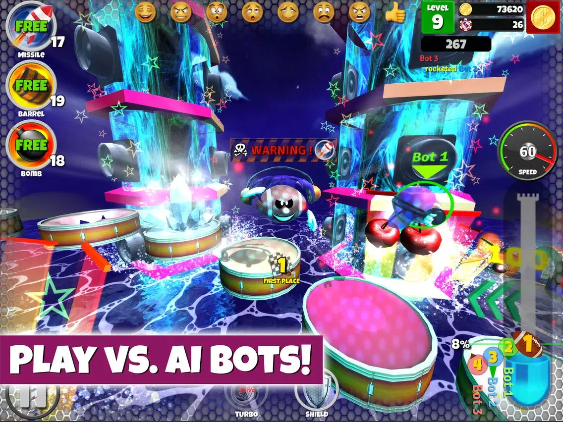 Capturas de pantalla de Rotomania 3D: Run, Jump to Top iPad 