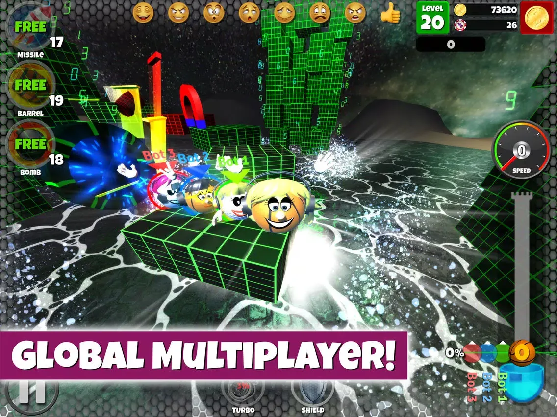 Capturas de pantalla de Rotomania 3D: Run, Jump to Top iPad 