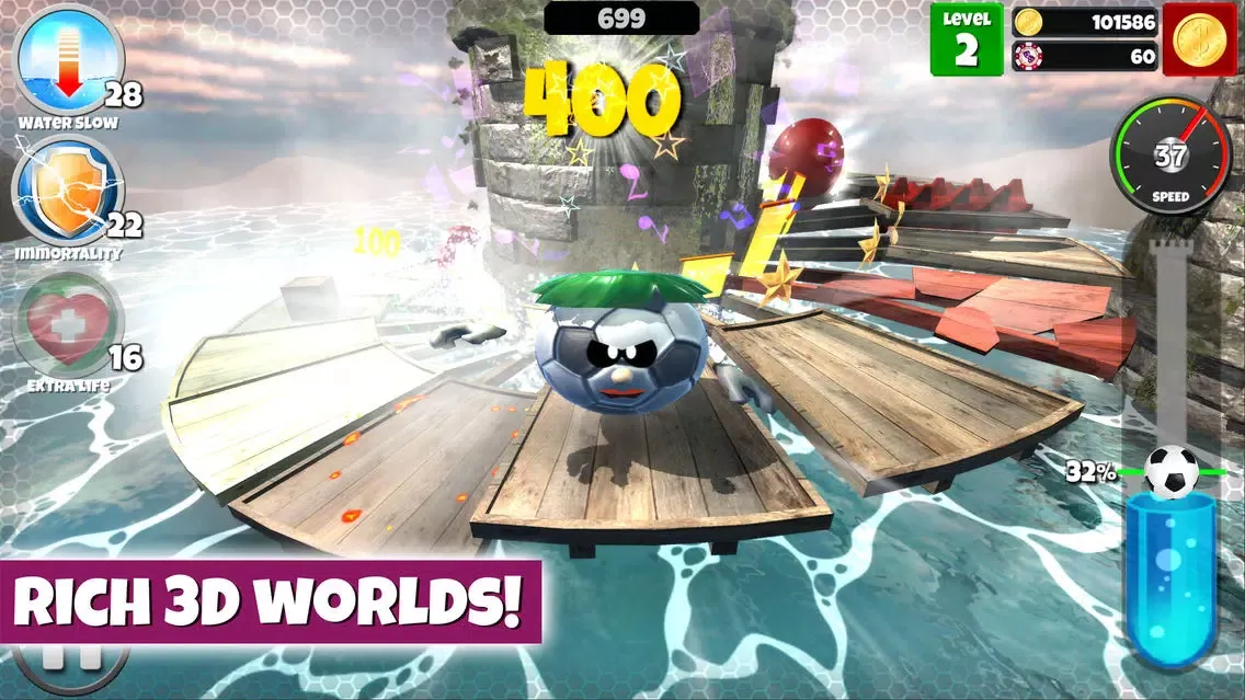 Capturas de pantalla de Rotomania 3D: Run, Jump to Top