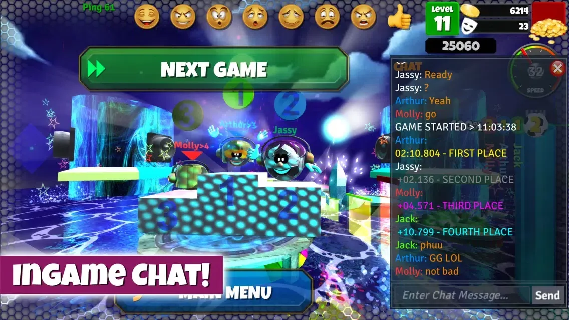 Capturas de pantalla de Rotomania 3D: Run, Jump to Top