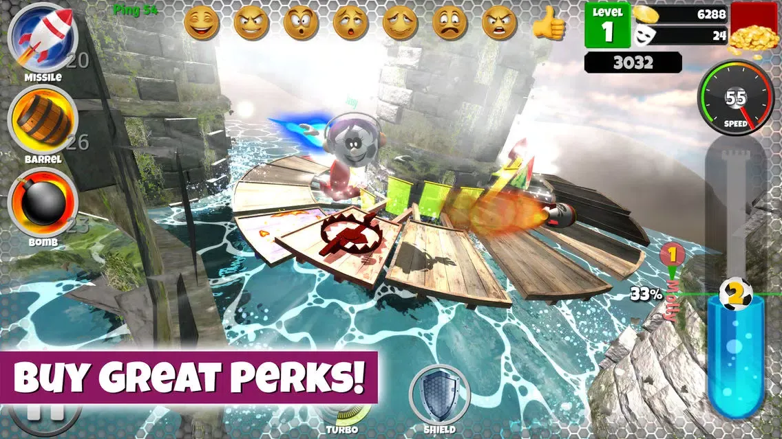 Capturas de pantalla de Rotomania 3D: Run, Jump to Top