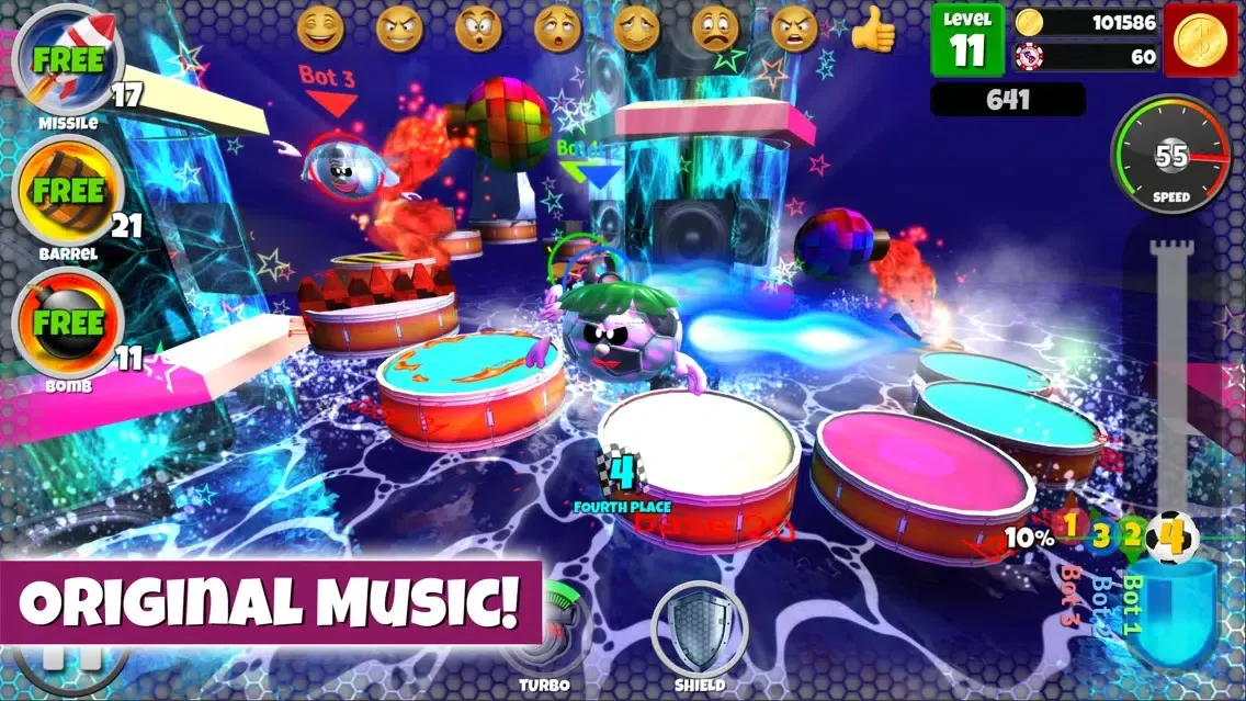 Capturas de pantalla de Rotomania 3D: Run, Jump to Top