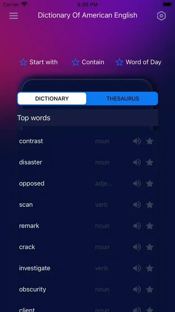 Captures d'écran de EnglishScore - British English