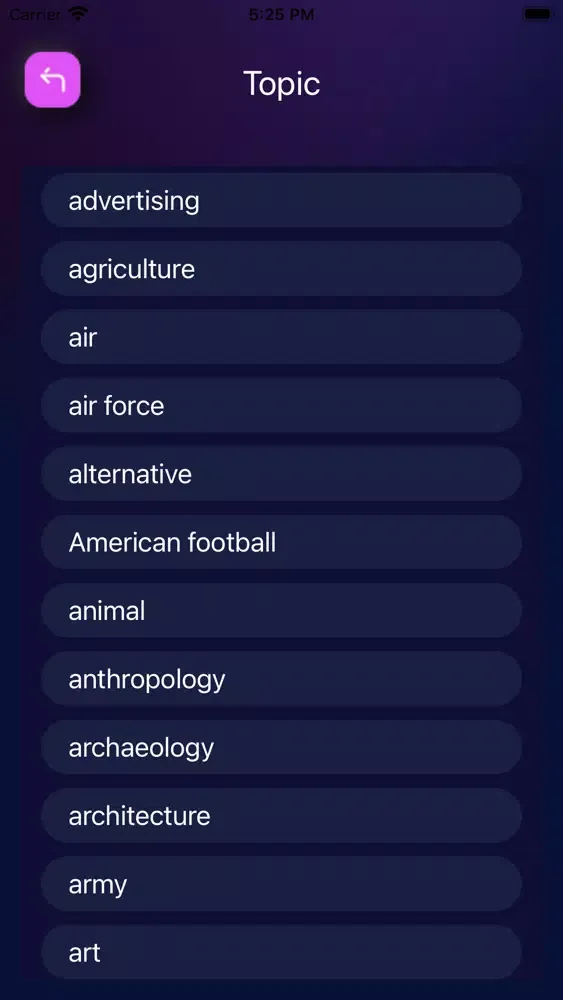 Captures d'écran de EnglishScore - British English