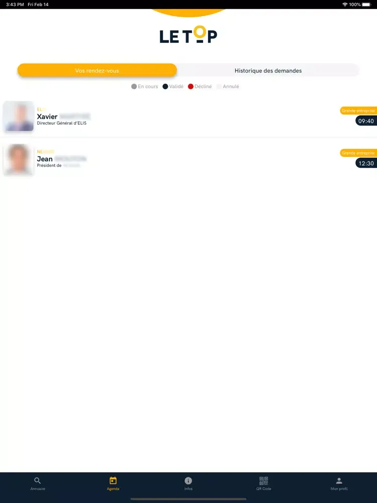 Capturas de tela do LE TOP 2020 iPad 