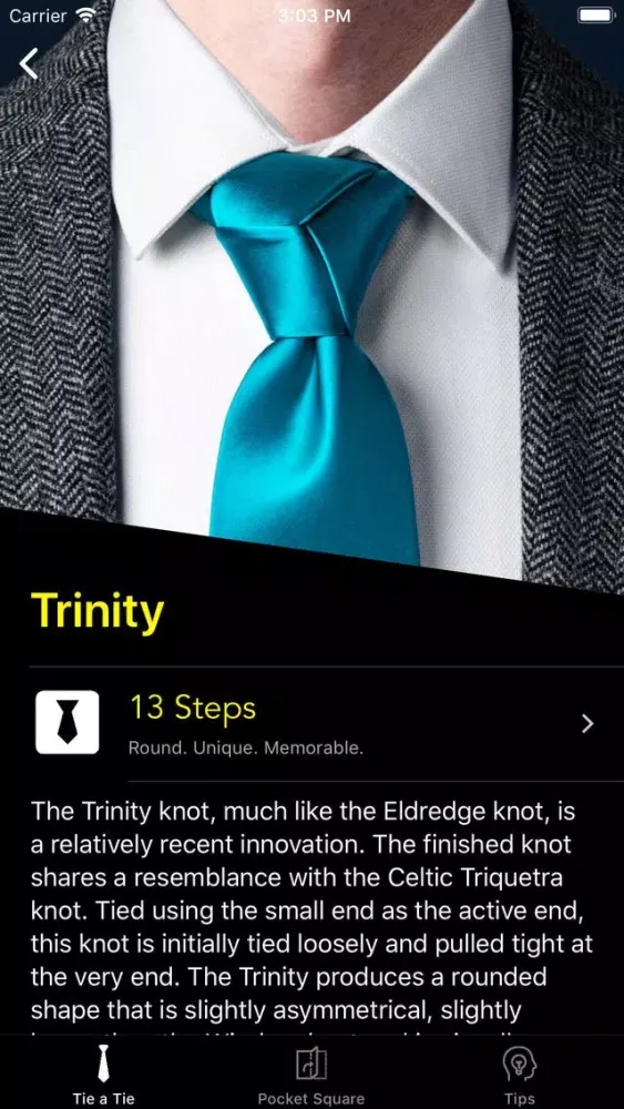 Скриншоты How To Tie a Tie •