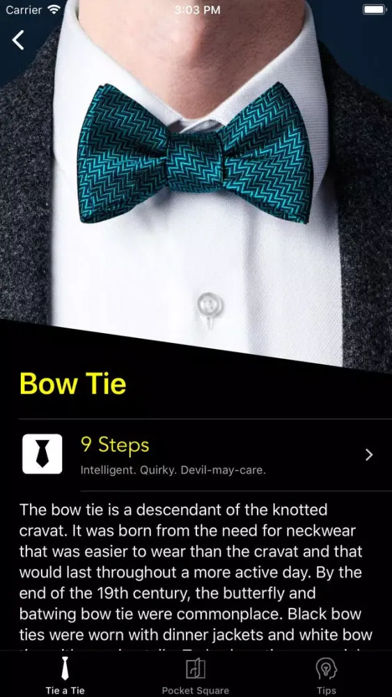Скриншоты How To Tie a Tie •