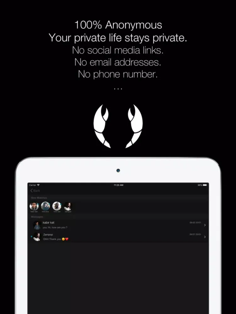 Lobster Dating Apps iPad 應用截圖