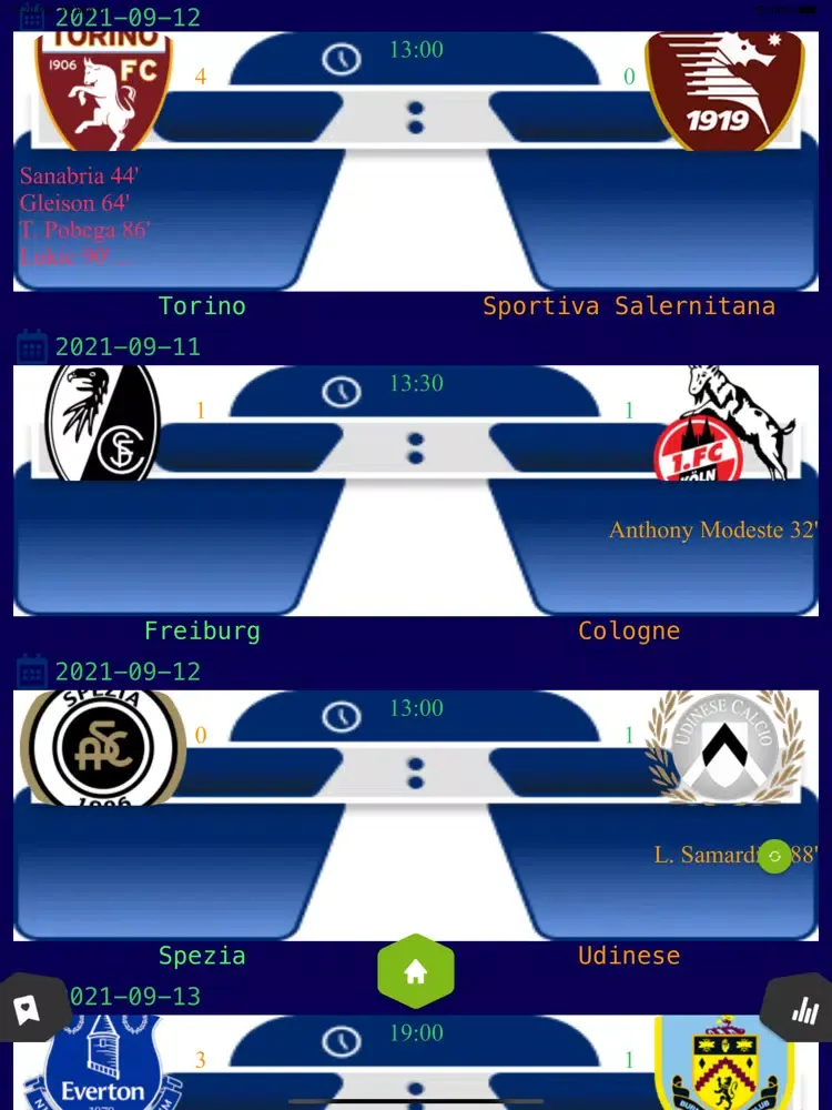 Captures d'écran de Foot Realtime - FootBall News iPad 