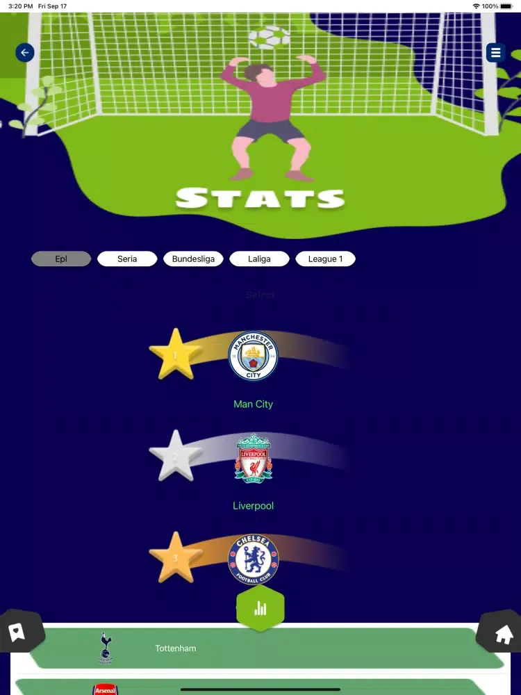 Captures d'écran de Foot Realtime - FootBall News iPad 