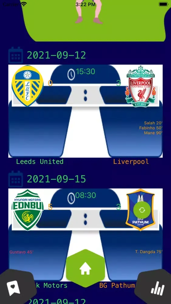 Captures d'écran de Foot Realtime - FootBall News