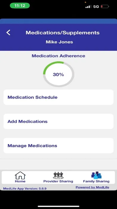Screenshot di MedLife