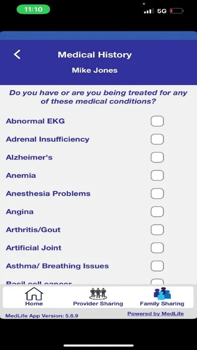 Screenshot di MedLife
