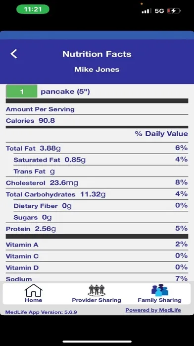 Screenshot di MedLife