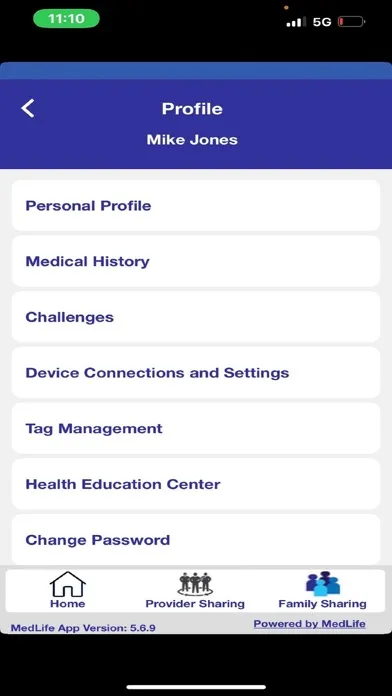 Screenshot di MedLife