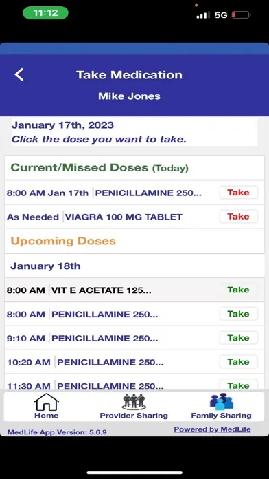 Screenshot di MedLife