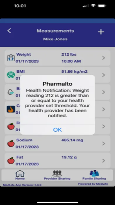 Screenshot di MedLife