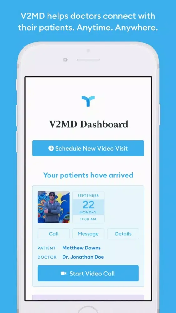 V2MD Provider Screenshots