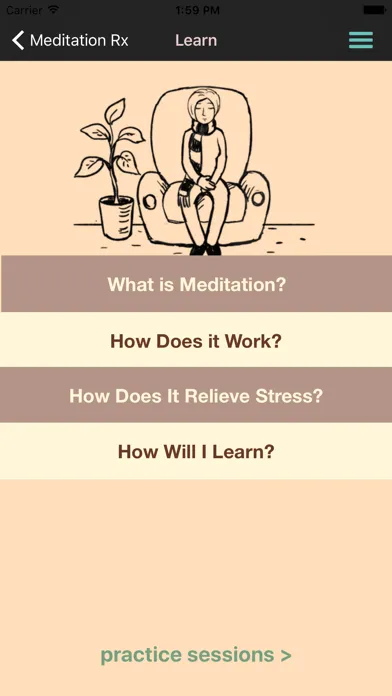Capturas de pantalla de Meditation Rx