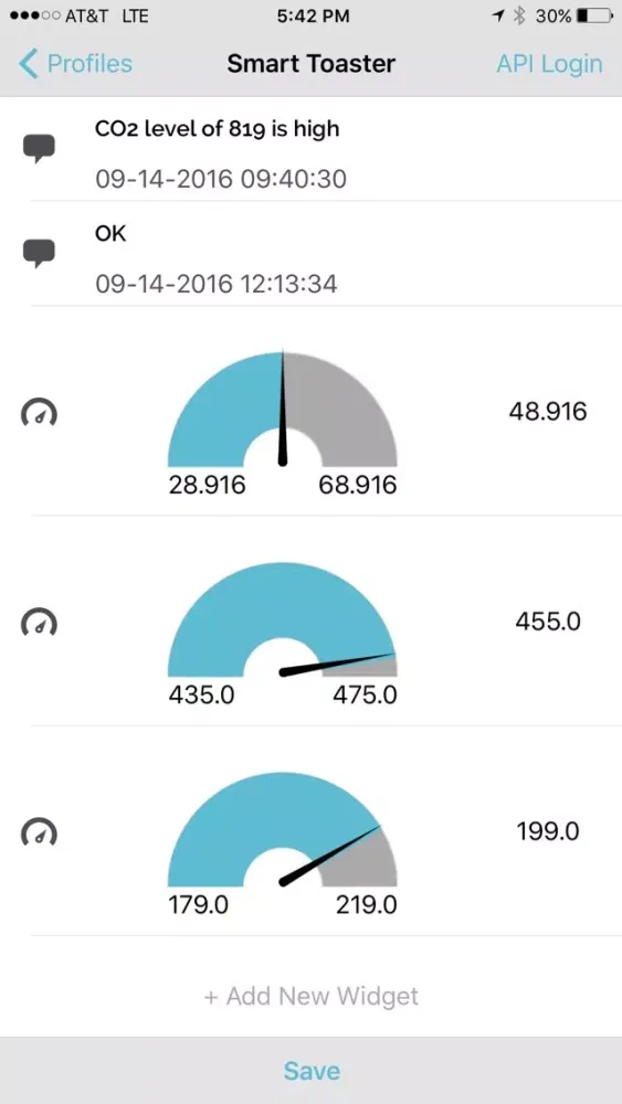 IOT Controller Ekran Görüntüleri