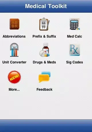 ภาพหน้าจอของ AppsMedical 6-in-1 Lite