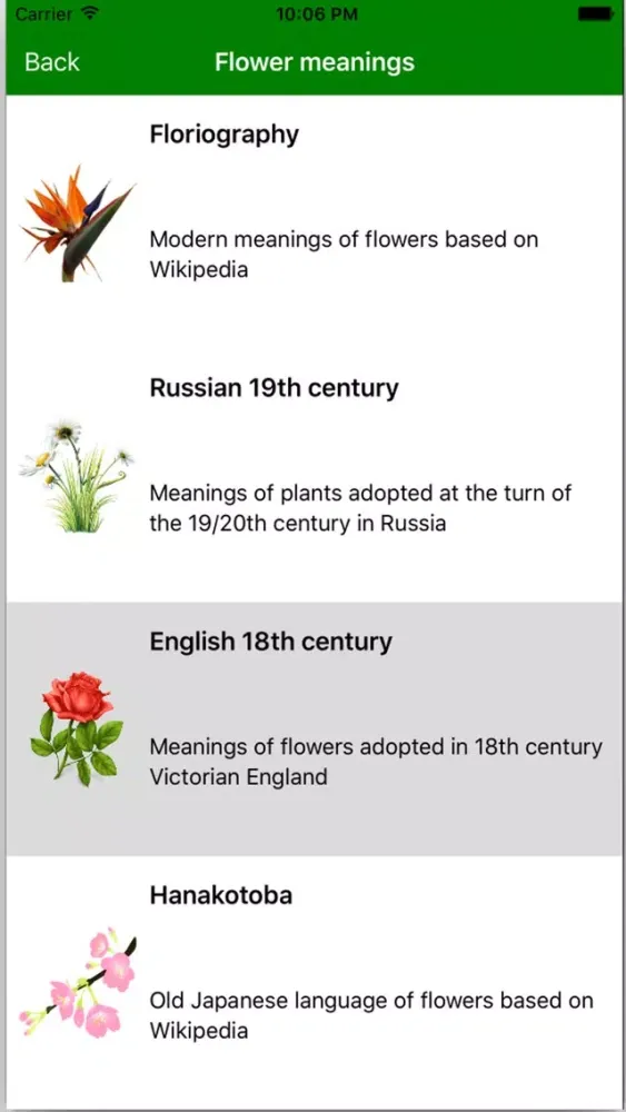 Speech of flowers應用截圖