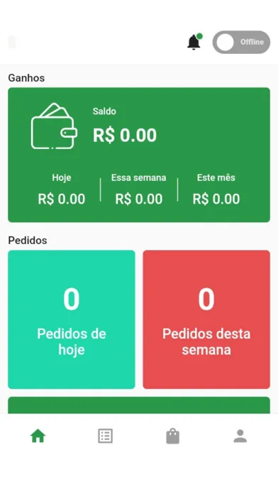 Screenshot di Meet Entregador