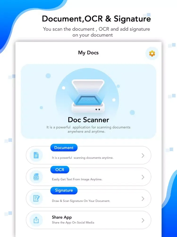 صور Doc Scanner - PDF Scanner Doc iPad 