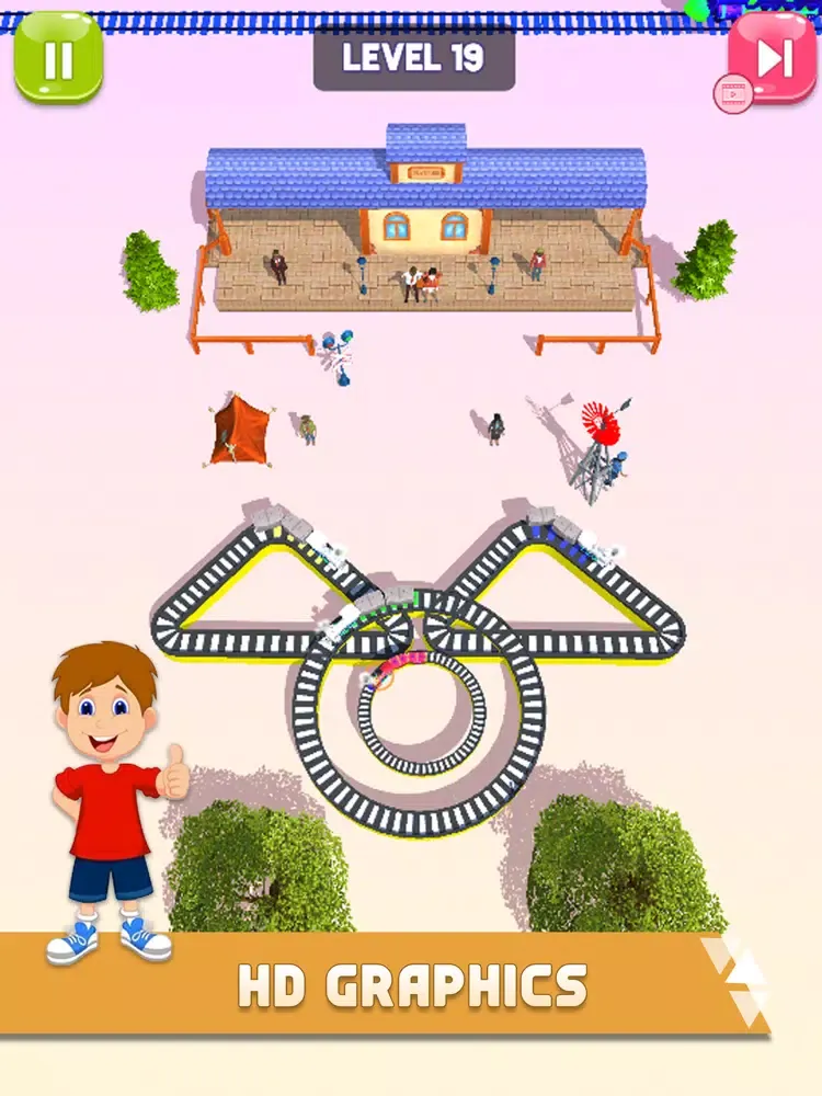 Train Race Game - Perfect Time iPad Screenshots