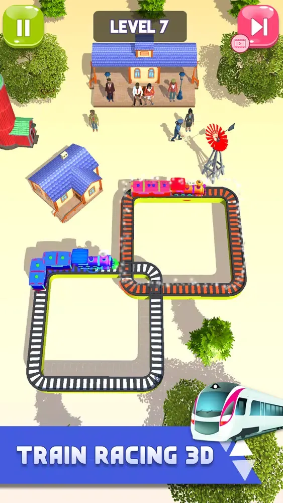 Train Race Game - Perfect Time Screenshots
