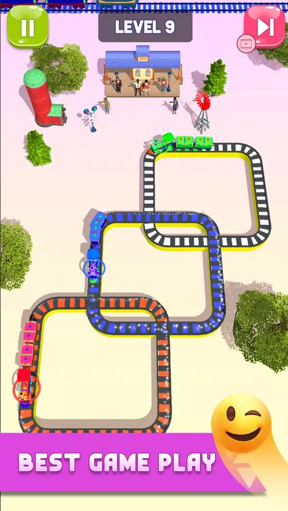 Train Race Game - Perfect Time Screenshots