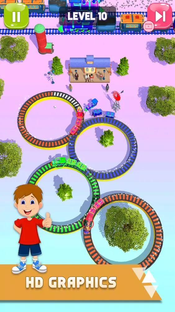 Train Race Game - Perfect Time Screenshots