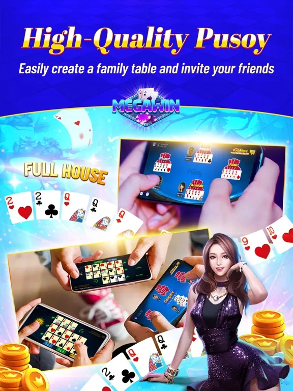 Mega Win Casino-Tongits Sabong iPad  Screenshots