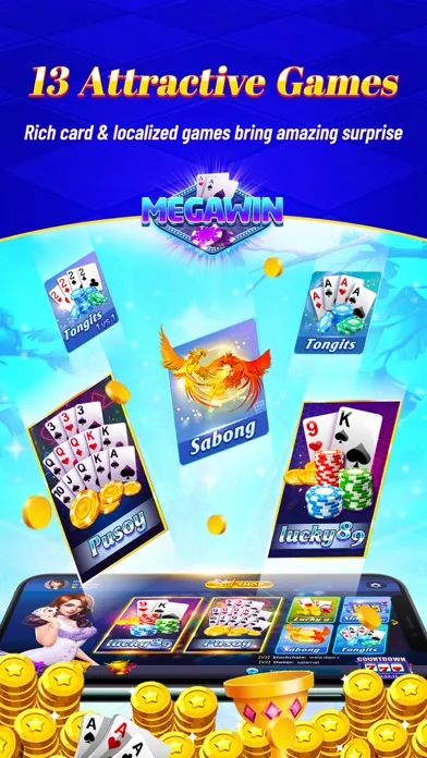 Mega Win Casino-Tongits Sabong Screenshots