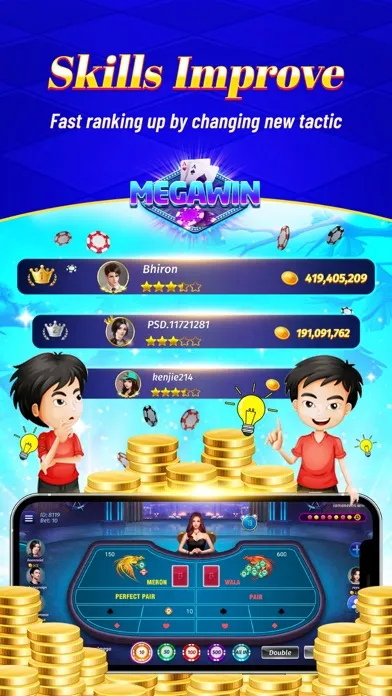 Mega Win Casino-Tongits Sabong Screenshots
