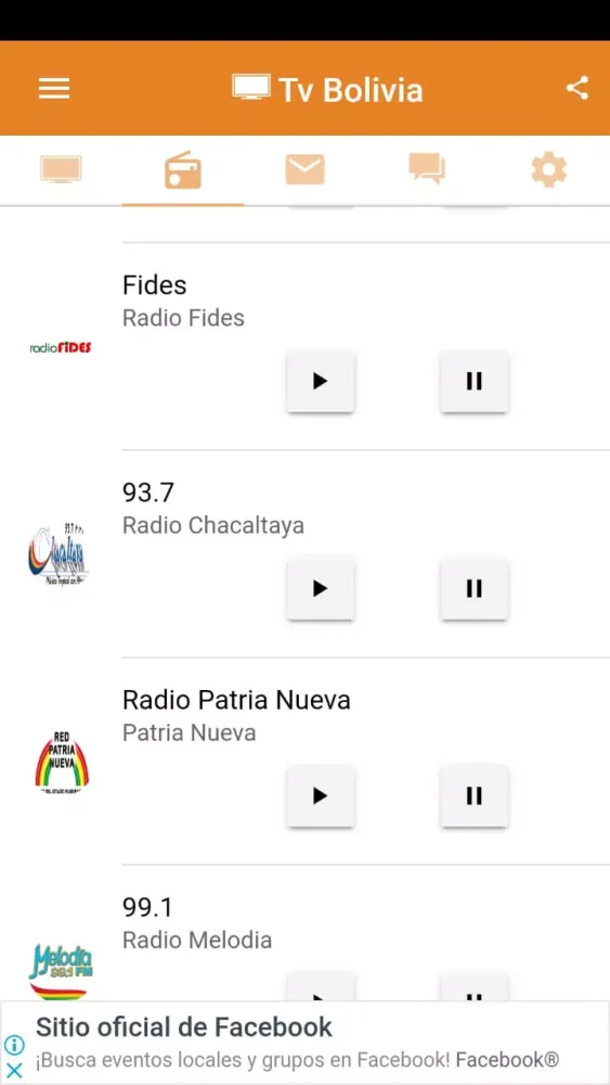 Tv Bolivia स्क्रीनशॉट