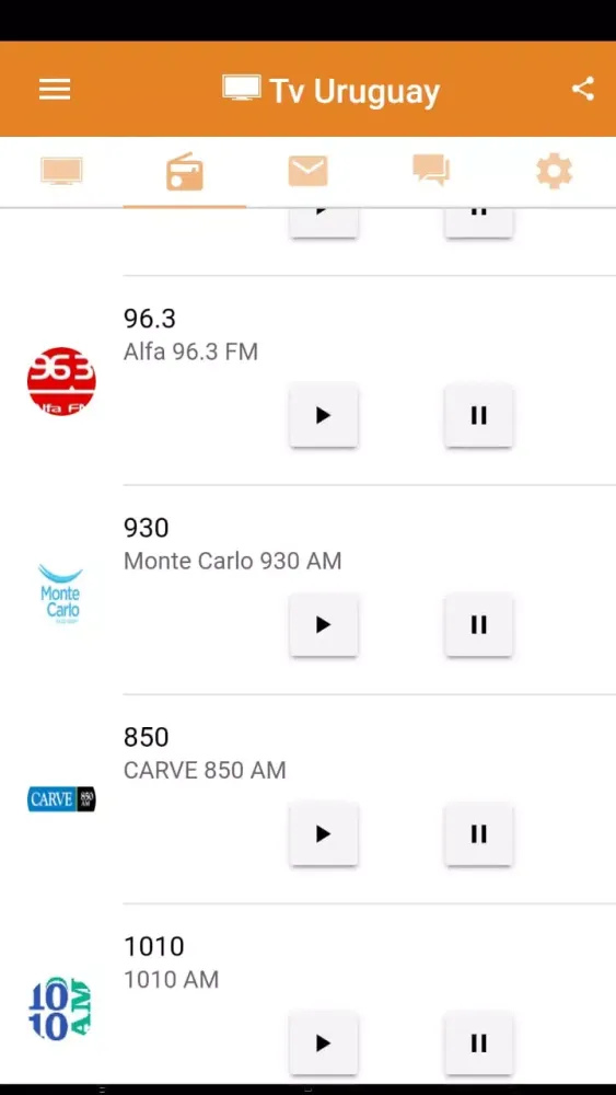 Скриншоты Tv Uruguay