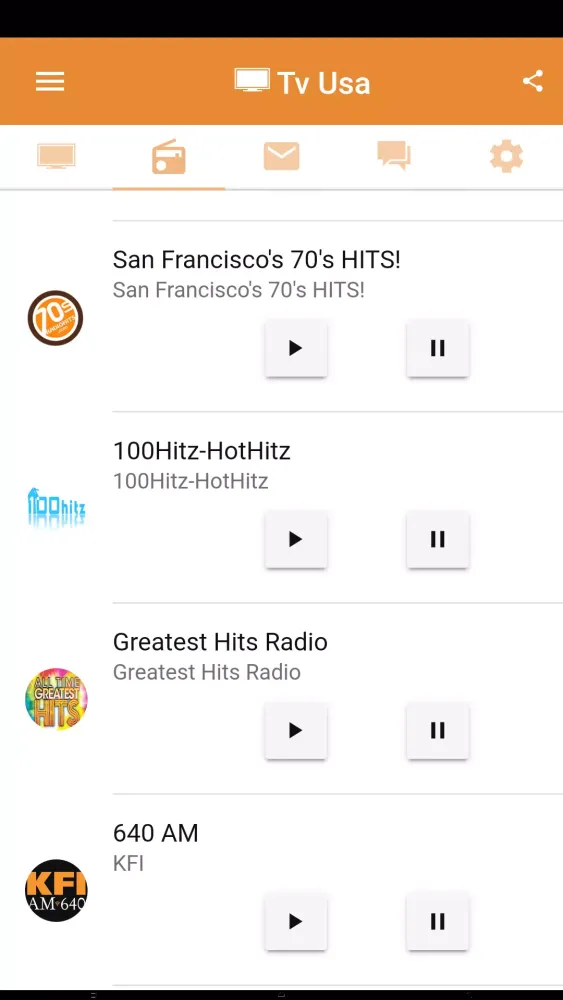 Capturas de pantalla de Tv Usa