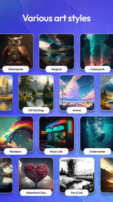 Screenshot di DreamArt - AI Image Generator