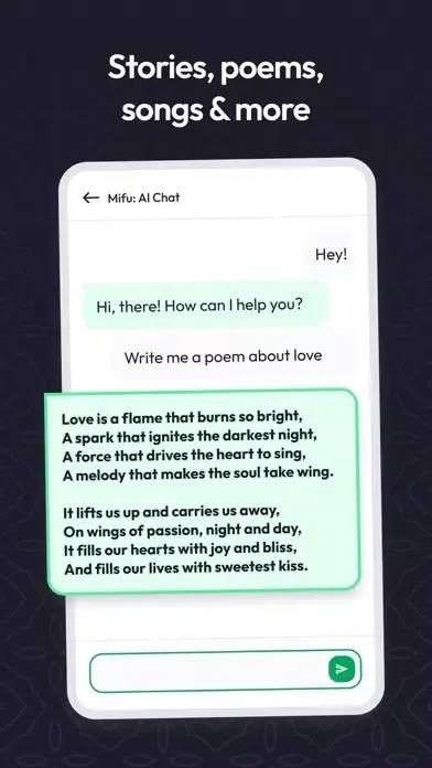Mifu AI Chat : Assistant Genie スクリーンショット