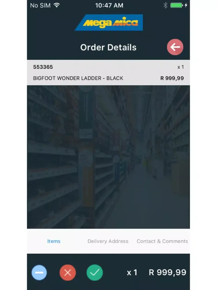Mega Mica Boksburg Orders iPad  سکرین شاٹس