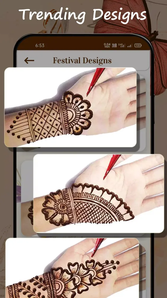 Mehndi Design Easy Simple Screenshots