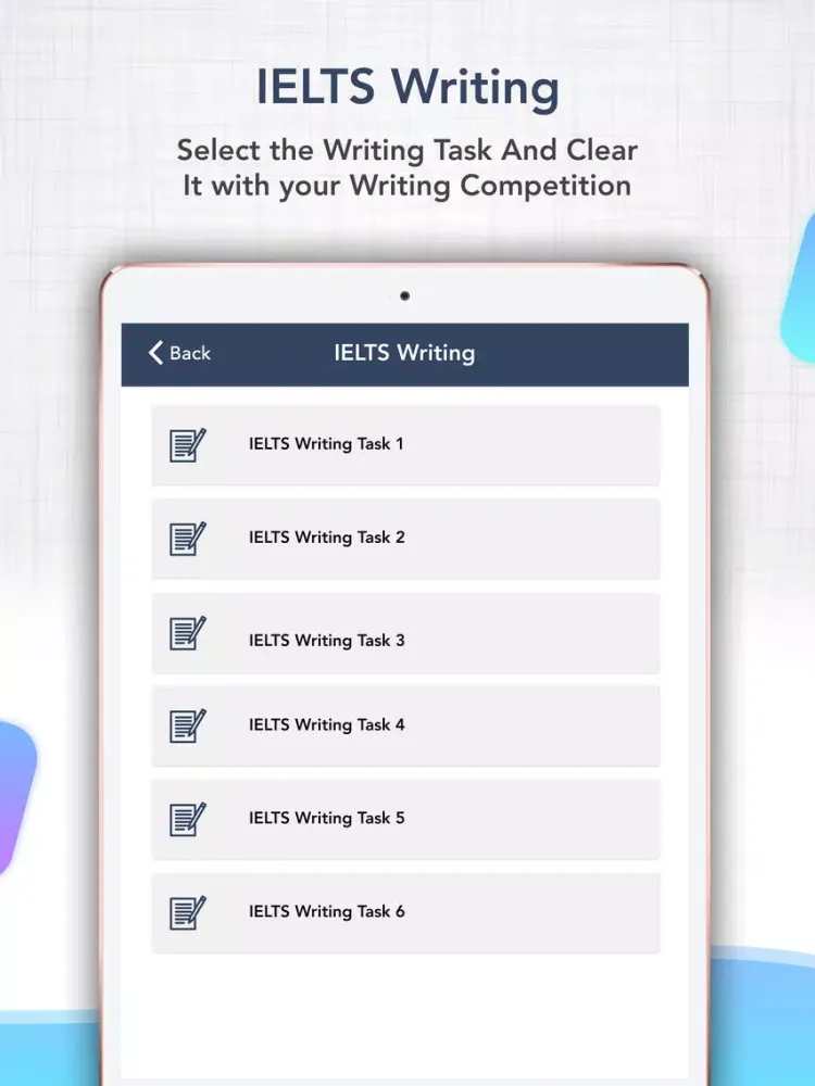 Captures d'écran de IELTS Writing - Essay Writing iPad 