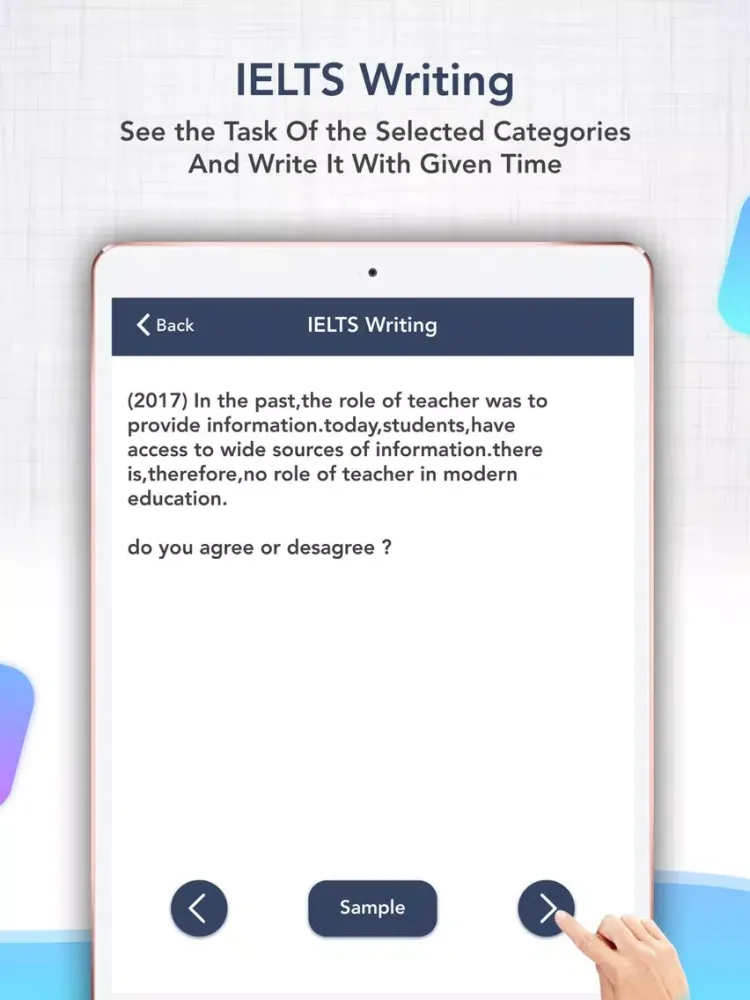 Captures d'écran de IELTS Writing - Essay Writing iPad 