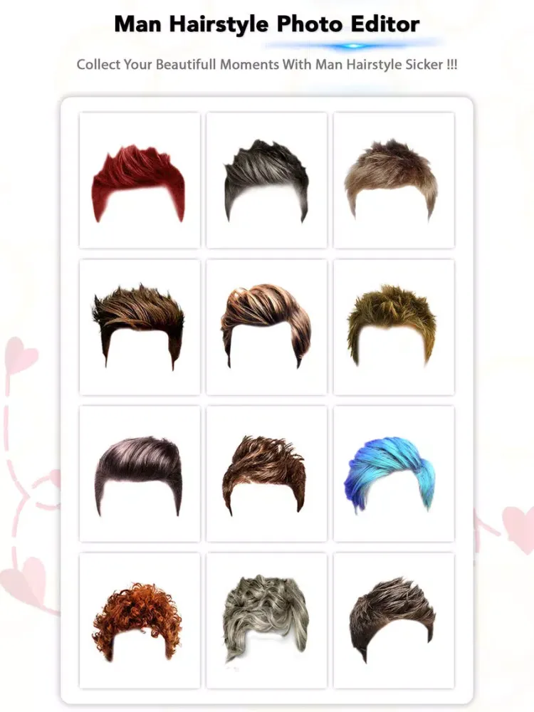 Man Hairstyle - Photo Editor iPad  Screenshots