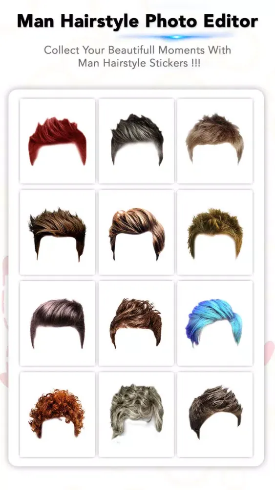 Man Hairstyle - Photo Editor Screenshots