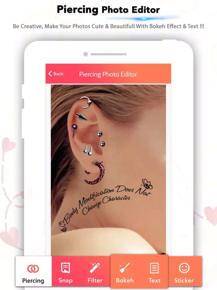 تصاویر Piercing Photo Booth iPad 