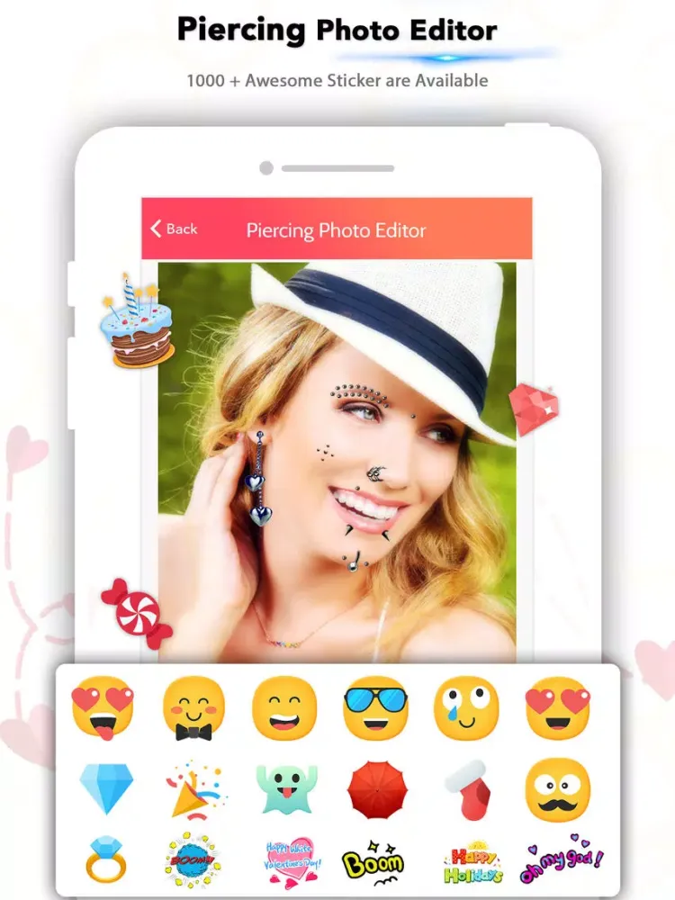 تصاویر Piercing Photo Booth iPad 